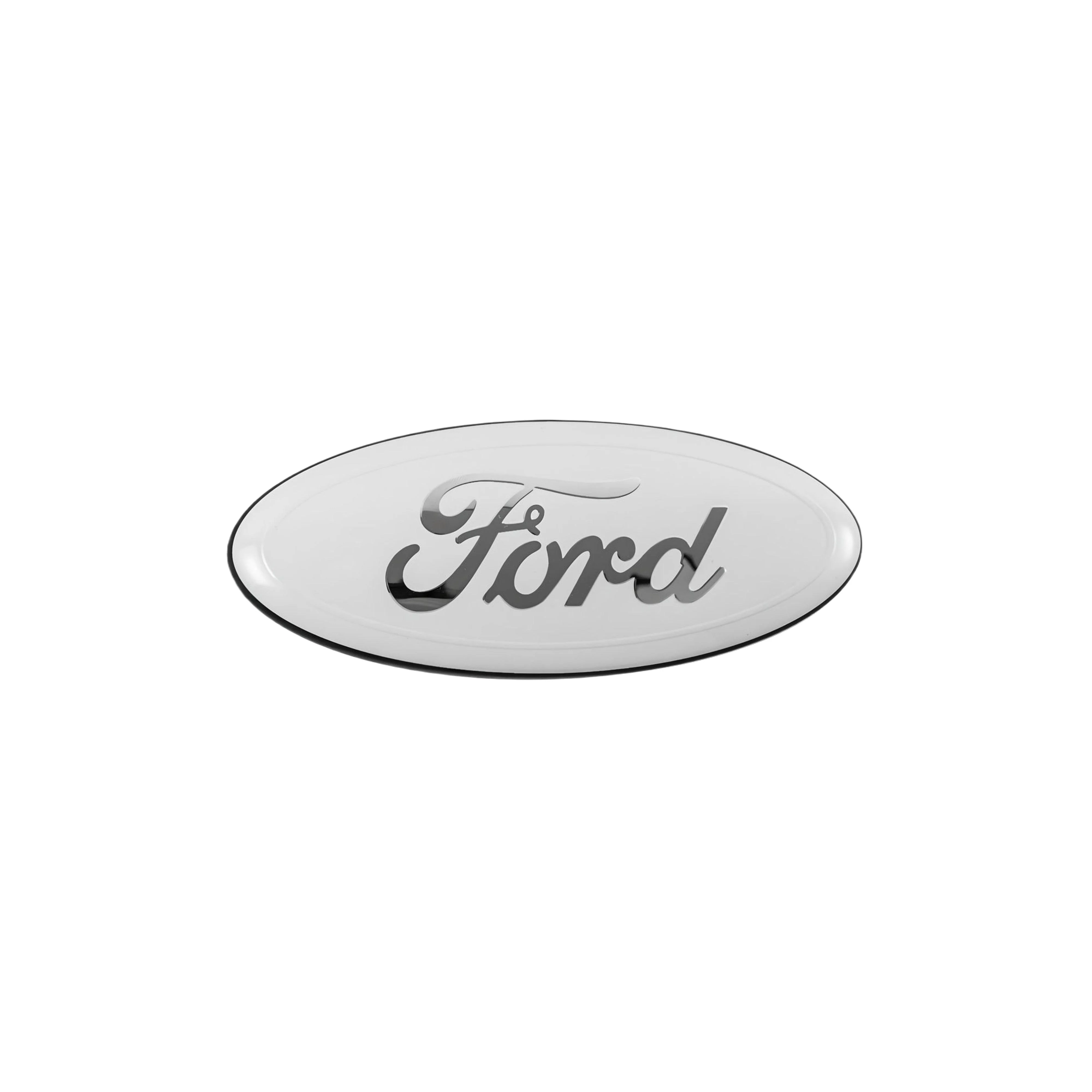 Ford Steering Wheel Badge | White – high-quality car emblem, wheel cap, steering wheel badge or accessory from CarluxParts