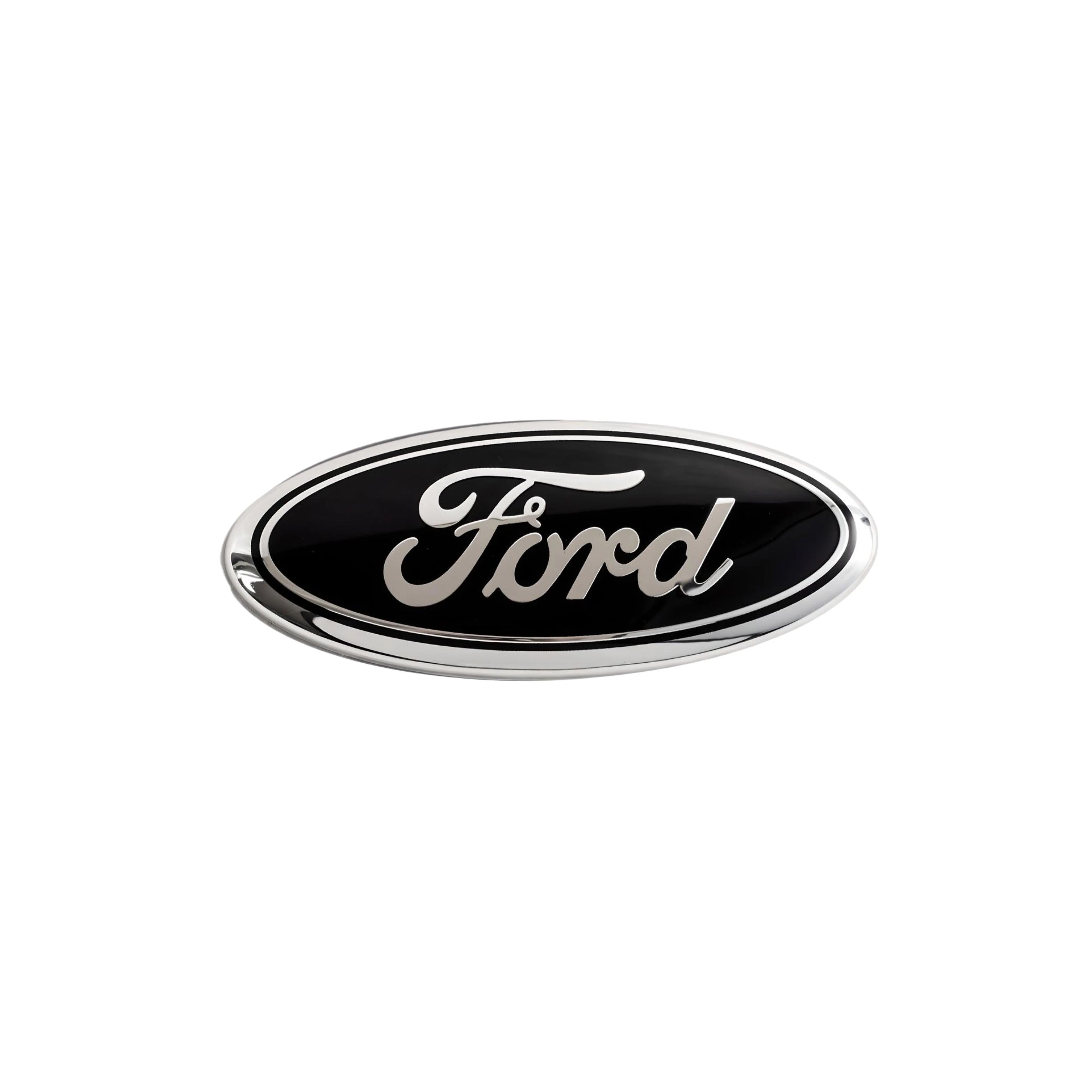 Ford Steering Wheel Badge | Silver Black – high-quality car emblem, wheel cap, steering wheel badge or accessory from CarluxParts